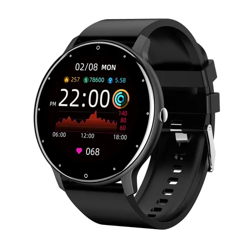 ZL02C Pro 1.28-Inch Smartwatch with IPS Touchscreen, Heart Rate Monitoring, Blood Oxygen Tracking and IP67 Water Resistance