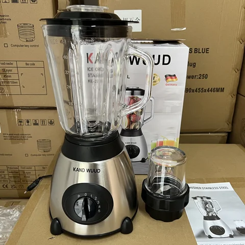 CLF8888 1.6L Commercial Blender with 5 Speed Settings, Stainless Steel Housing and Dial Control