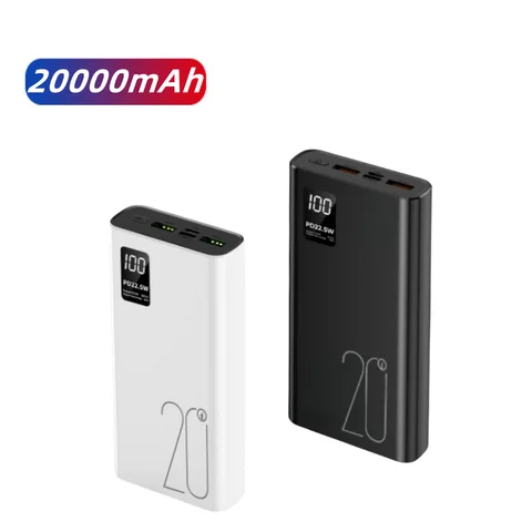 MXH BY-585 20000mAh 22.5W Super Fast Charging Power Bank with PD Bidirectional Charging, LED Display and Dual USB Output