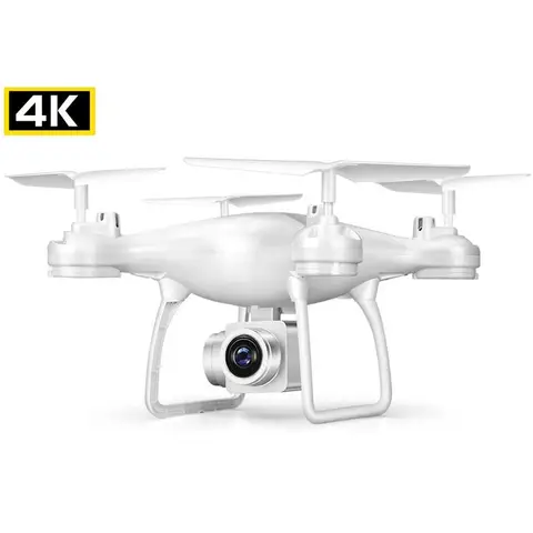 8S 4K UHD Foldable Camera Drone – 2.4G RC Quadcopter, Altitude Hold, Headless Mode, G-Sensor, 3D Flip, App & Voice Control, LED Lights, Black